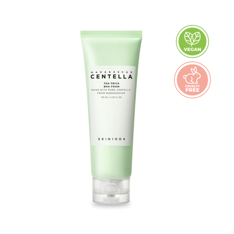 Skin1004 Madagascar Centella Tea-Trica BHA foam čistiaca pena s čajovníkom 125 ml