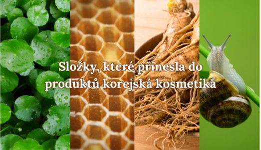 Složky, které přinesla do produktů korejská kosmetika